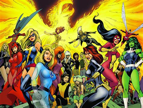 heroinas de marvel y dc